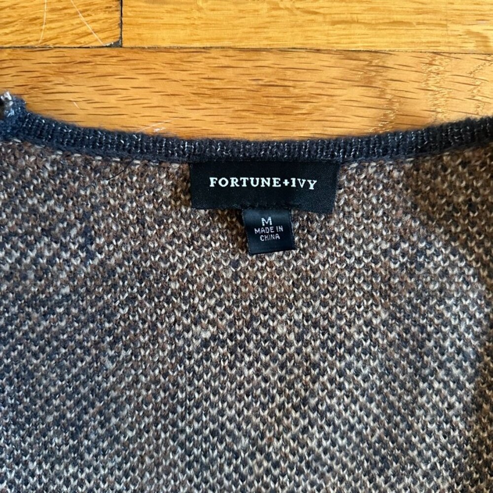 Fortune + Ivy Long Sleeve Open Coatigan - Picture 3 of 3